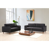 Verona (175 x 90 x 70 cm) 2-sitssoffa Svart ek