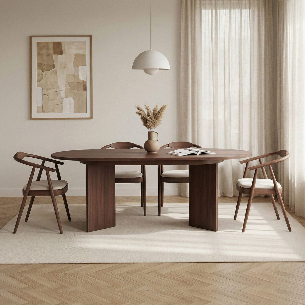 Amadeus Utdragbart matbord Milano Walnut