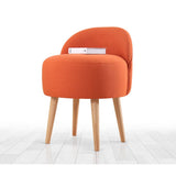 Fès (46 x 64 x 46 cm) Puff Orange