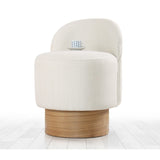Luanda Puf (Ø47 x H66 cm) Puff Creme