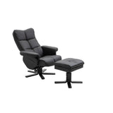 Sven Fåtölj med recliner Svart