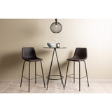 Bistro, Alexi Rund matgrupp Svart,Brun, Svart, ⌀60