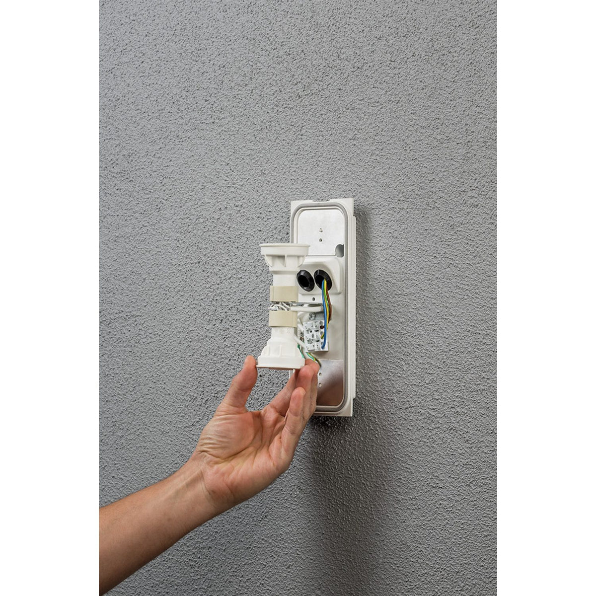 Potenza GU10 22.5 cm Vägglampa Ute Vit