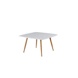Plaza Soffbord White, 80 x 80