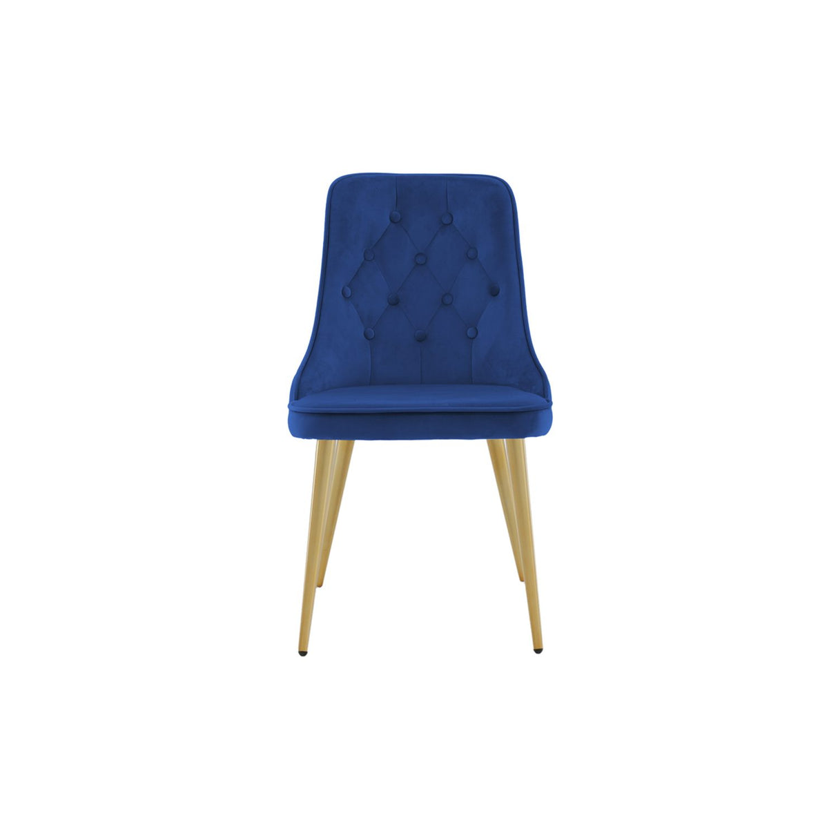 Velvet Deluxe Matstol Blå, Polyestersammet