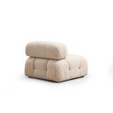 Quito 3-sits (288 x 95 x 75 cm) Bouclette 3-sitssoffa Creme