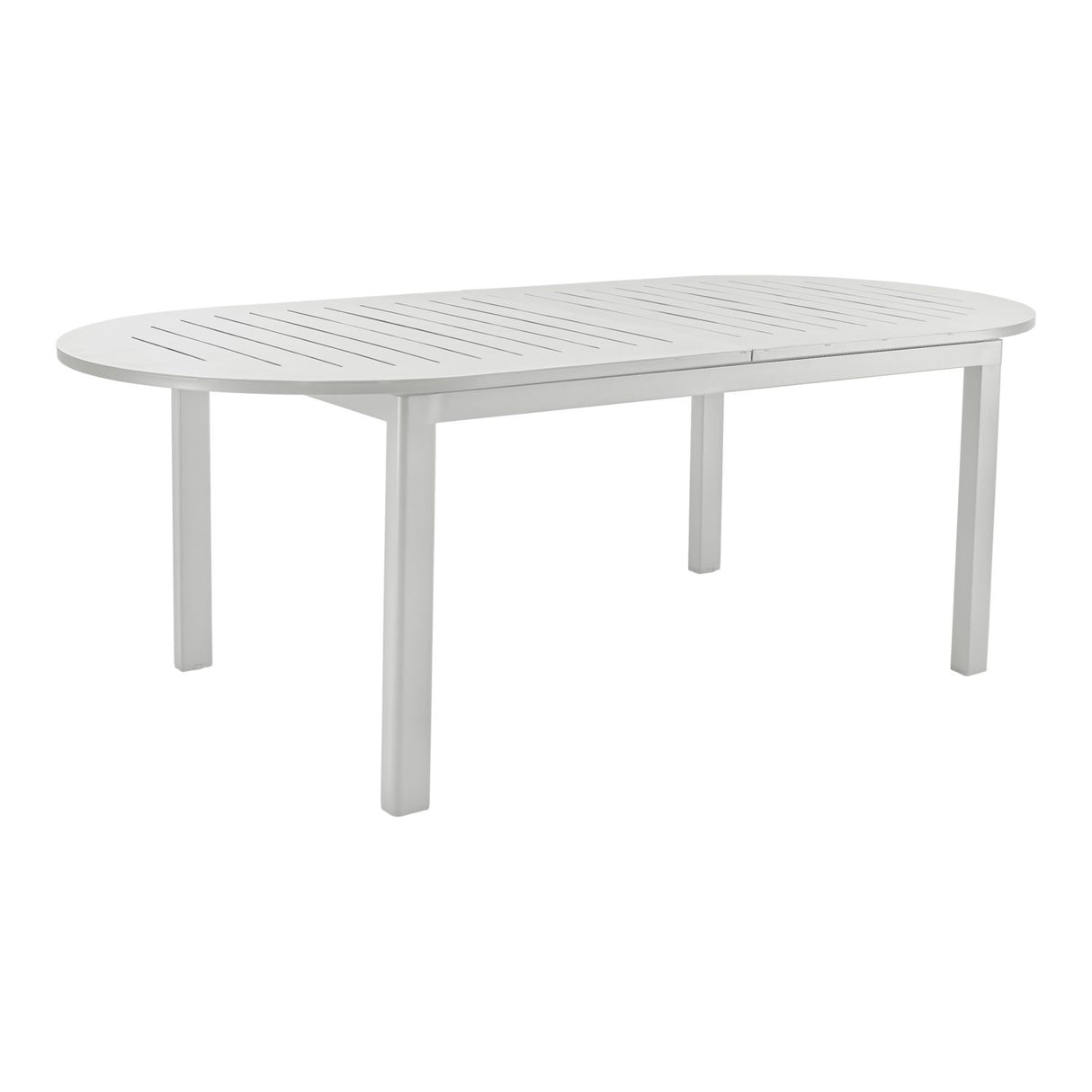 Lomma Matbord Elipse 220-280x110 cm Light Grey
