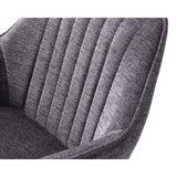 Cubo Barstol Randig Mörkgrå