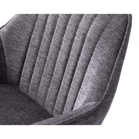 Cubo Barstol Randig Mörkgrå