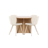 Strada, Lilja Oval matgrupp Beige, Vitpigmenterad, ⌀120