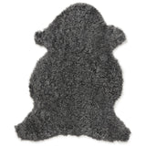 Curly Fårskinn Fäll Grey