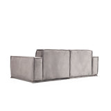 Accra 2-sits (215 x 100 x 76 cm) Grå 2-sitssoffa