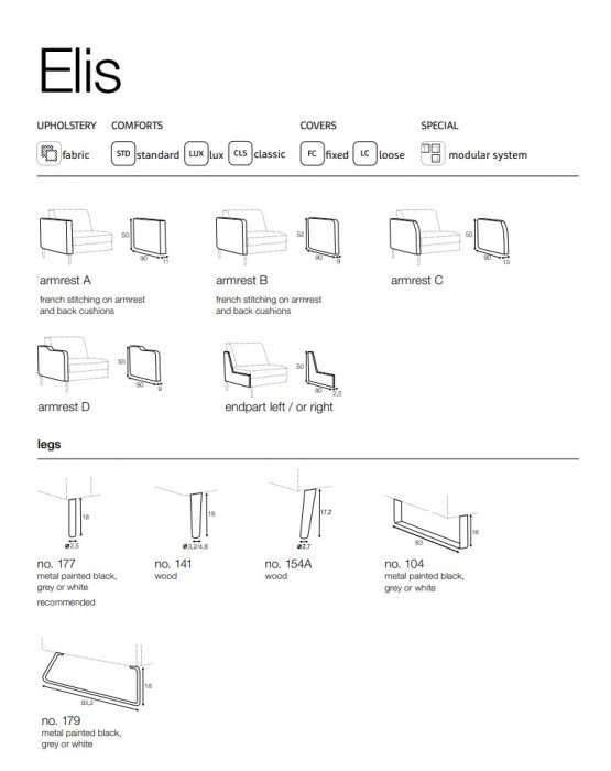 Elis 2-Sits Soffa (En Sittkudde)