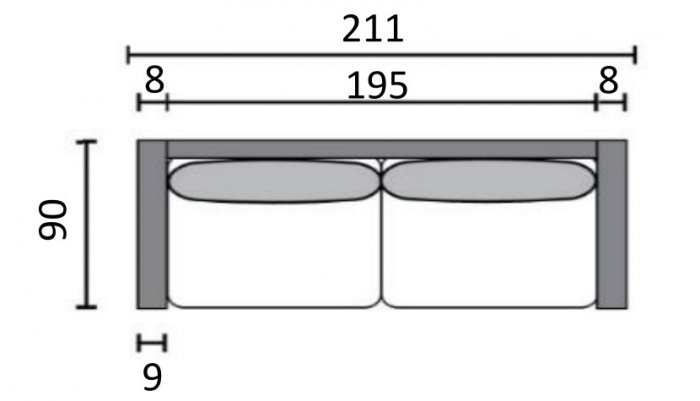 Embla 3-sits XL Soffa