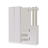 Gaborone (147,2 x 179,7 x 37,5 cm) Hallstativ Vit
