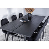 Sleek, Polar Rektangulär matgrupp Svart, Svart, 195 x 95