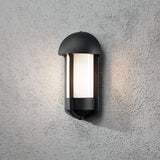 Tyr E27 Vägglampa Ute Mattsvart