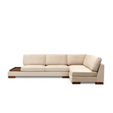 Hanoi hörn utan sittpuff (313 x 97 x 80 cm) Hörnsoffa Beige