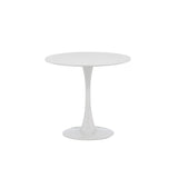 Hamden Runt matbord Vit, 80