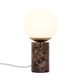 Lilly Marble Bordslampa Brun