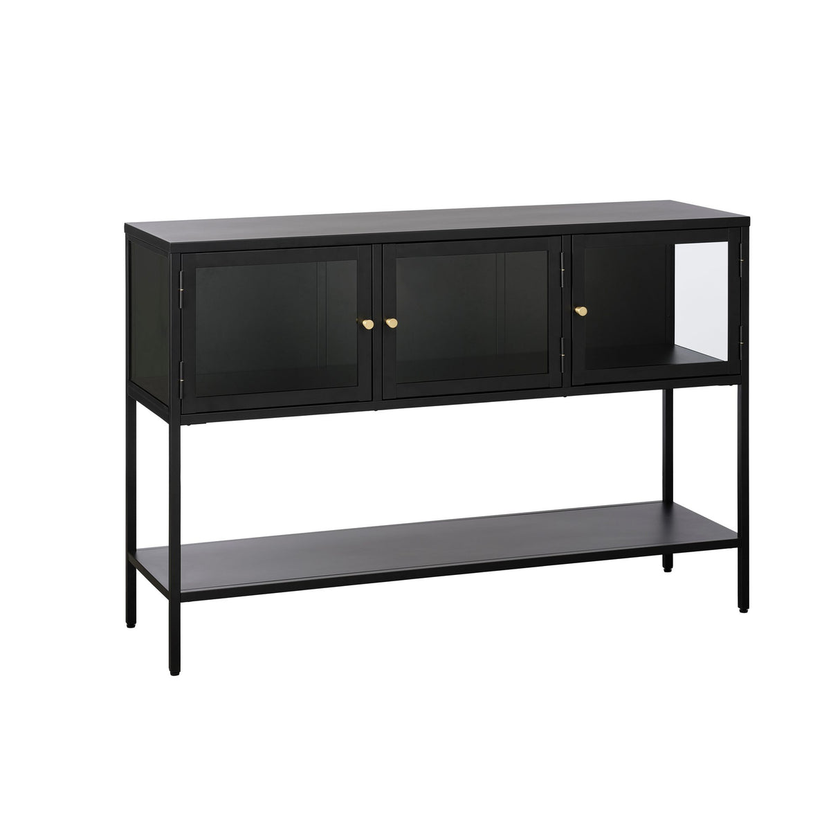 Milano Sideboard höga ben Svart