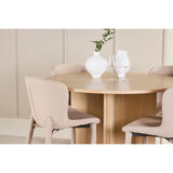 Strada, Astoria Oval matgrupp Beige, Vitputsad, 4st