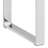 Katrine Konsolbord 76x110x40 cm Krom/Klar