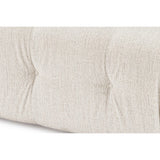 Tallinn 3-sits med puff (300-200 x 100 x 80 cm) Hörnsoffa Creme