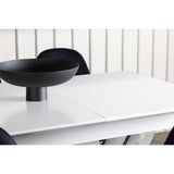 Disa, Polar Rektangulär matgrupp Svart,Silver, Grå,Vitt, 120 x 80