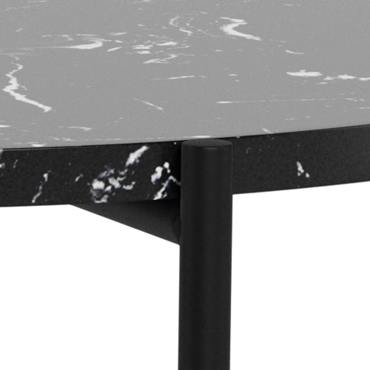 Opera Sidobord 52cm Svart Marmor