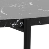 Opera Sidobord 52cm Svart Marmor