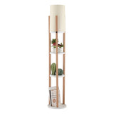 Aten Nora (21 x 21 cm) Golvlampa Vit Natur