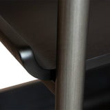 Friyay set om 6 med skrivbord Hylla Black Ash