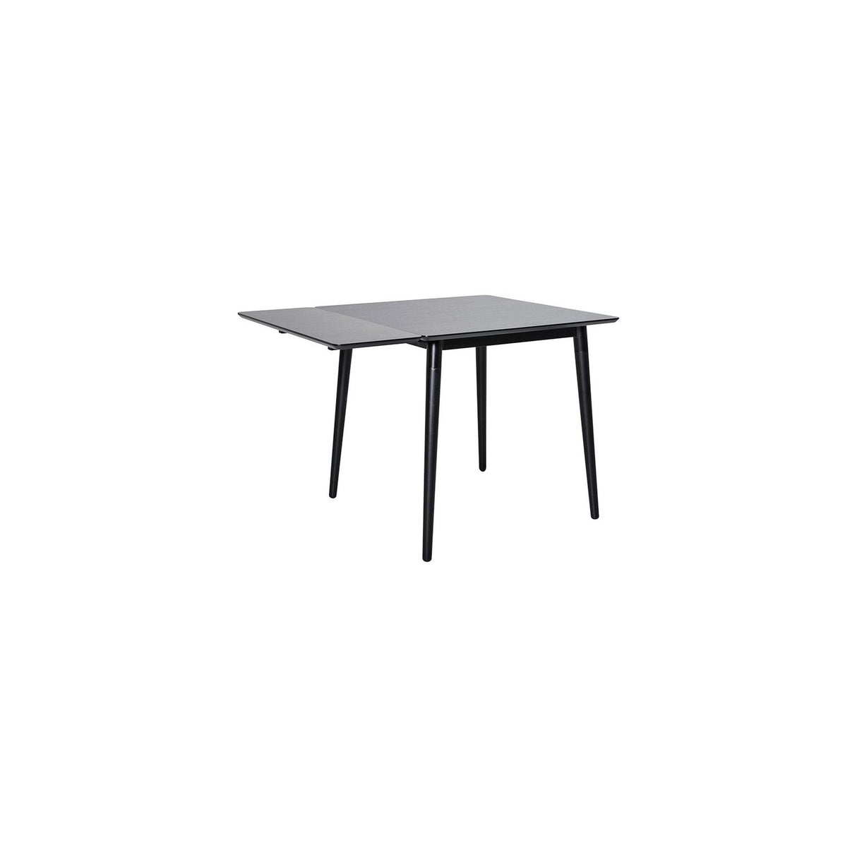 Viken 80x80+30 cm cm Svart Ask Melamin Tillägsskiva