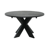 Alver Matbord Svart, Med 2 tillägg, 130 cm