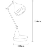 Vegas Bordslampa Svart / Koppar