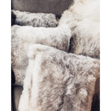 Iceland 40 cm Lammskinnskudde Shorn White