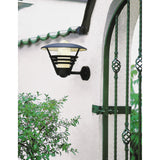 Gemini E27 Vägglampa Ute Mattsvart