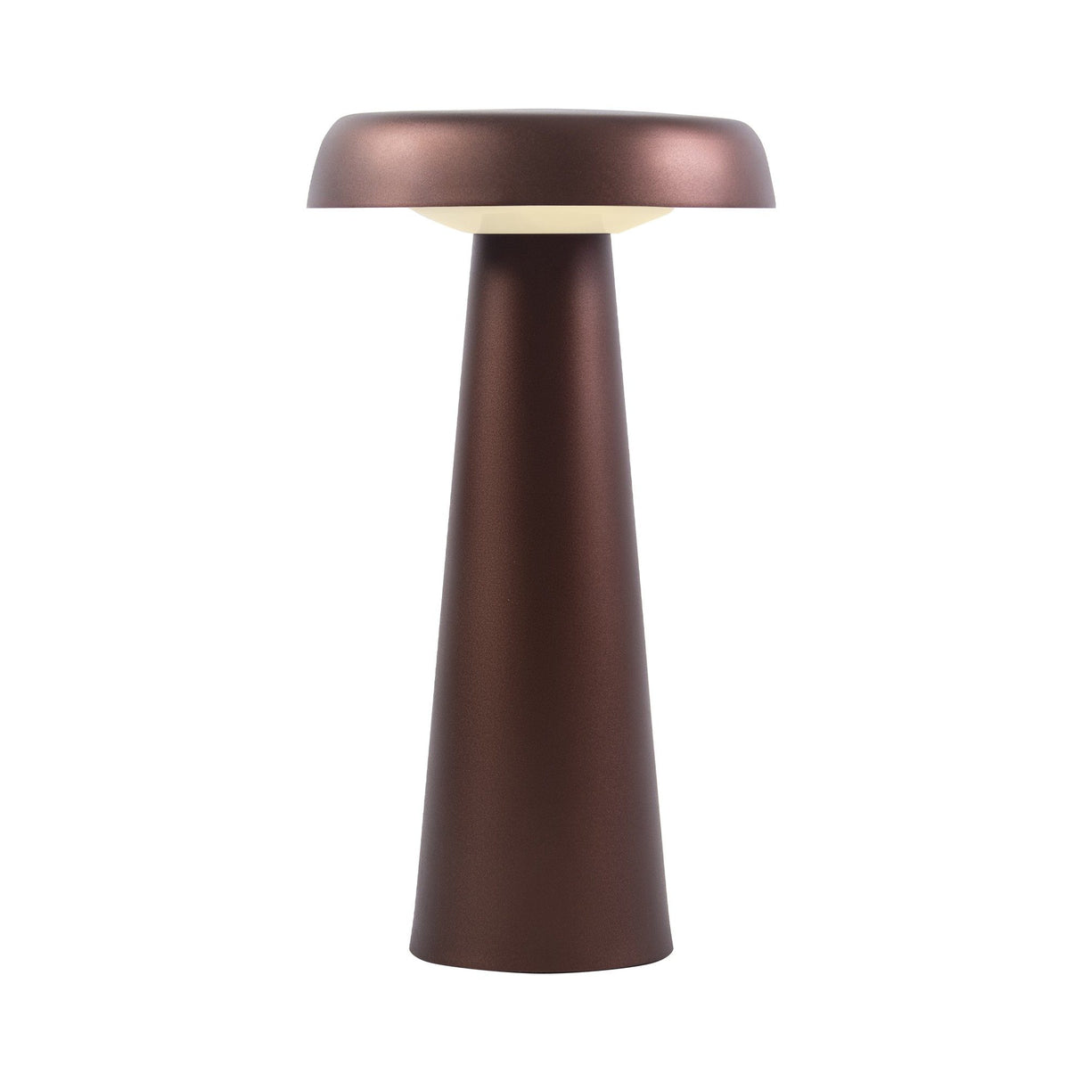 Uppladdningsbar Arcello Bordslampa Bränd Mässing