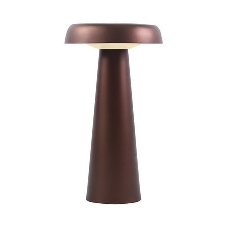Uppladdningsbar Arcello Bordslampa Bränd Mässing