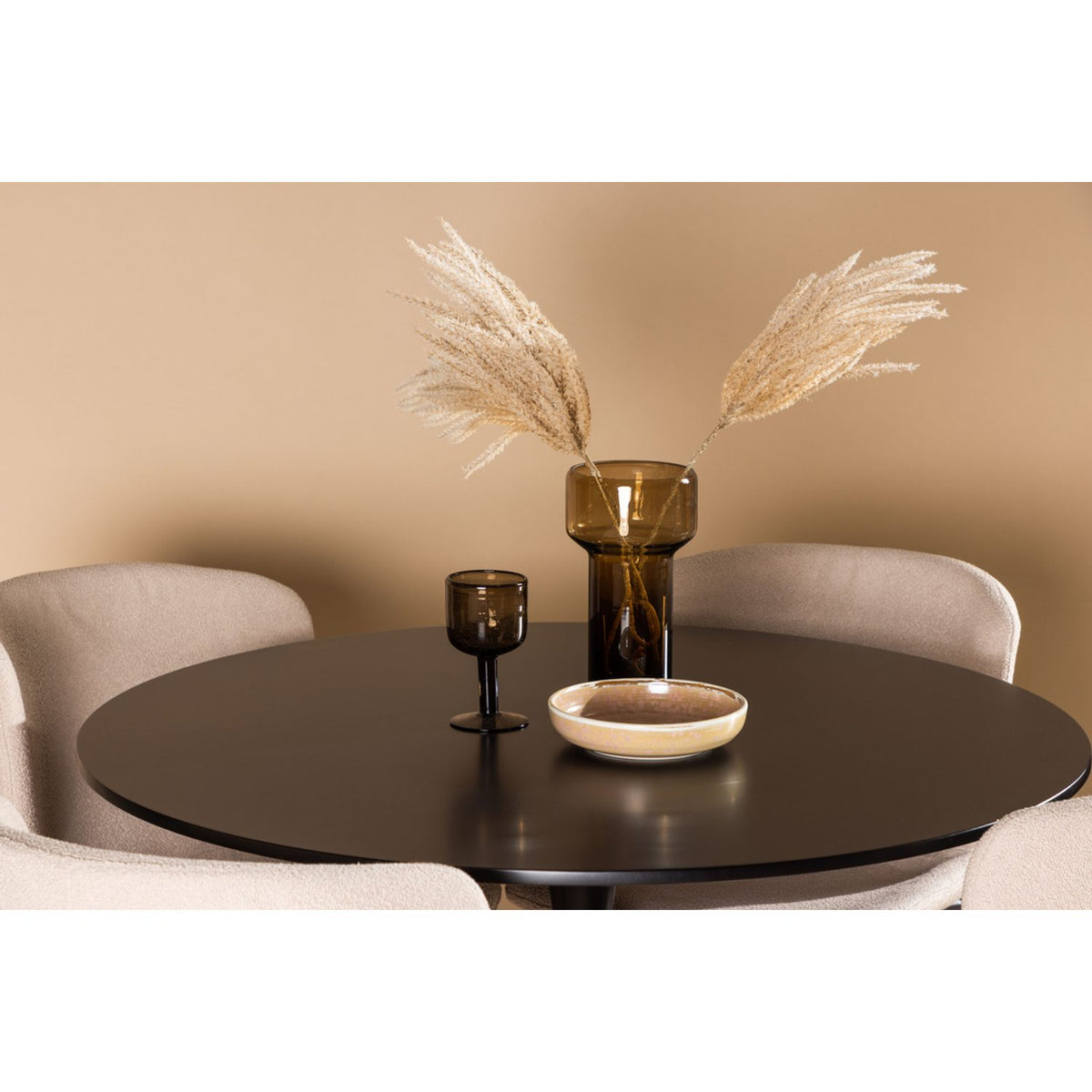Glade, Modesto Rund matgrupp Svart,Brun, Svart, ⌀100