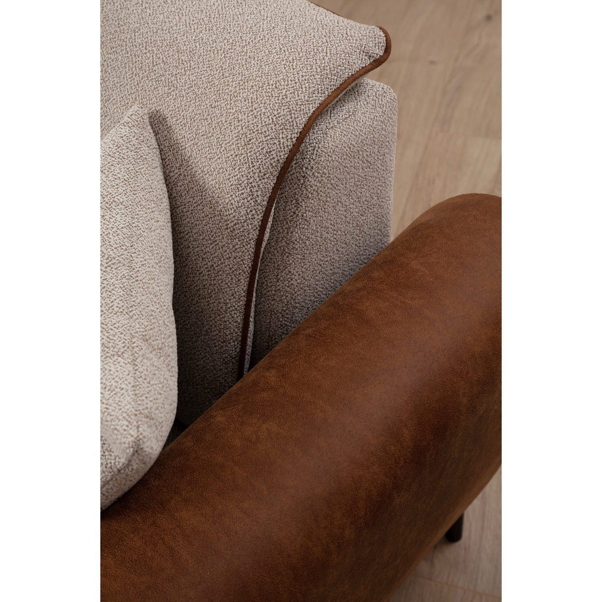 Minsk (215 x 85 cm) 3-sits bäddsoffa Beige kanel