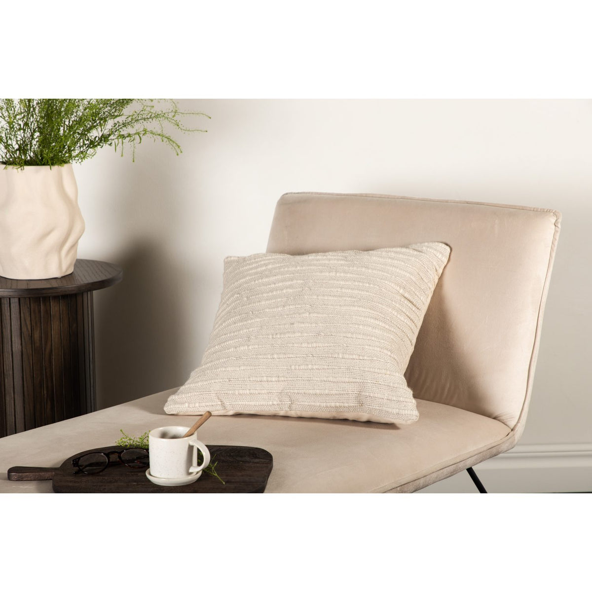 X-lounge Loungestol Beige, 128 x 83 x 71