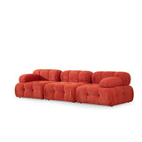 Riga 3-sits (300 x 100 x 80 cm) 3-sitssoffa Röd