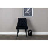 Velvet Deluxe Matstol Svart