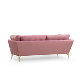 Maputo (214 x 90 x 84 cm) 3-sitssoffa Dusty Rose