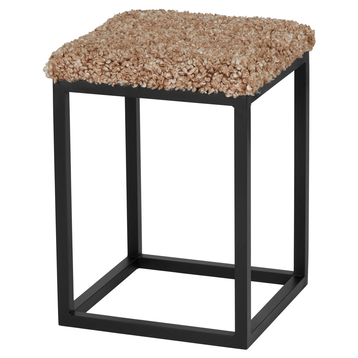 Palle Lumme 35x35x50 cm Bänk med Sittdyna Sahara/Black