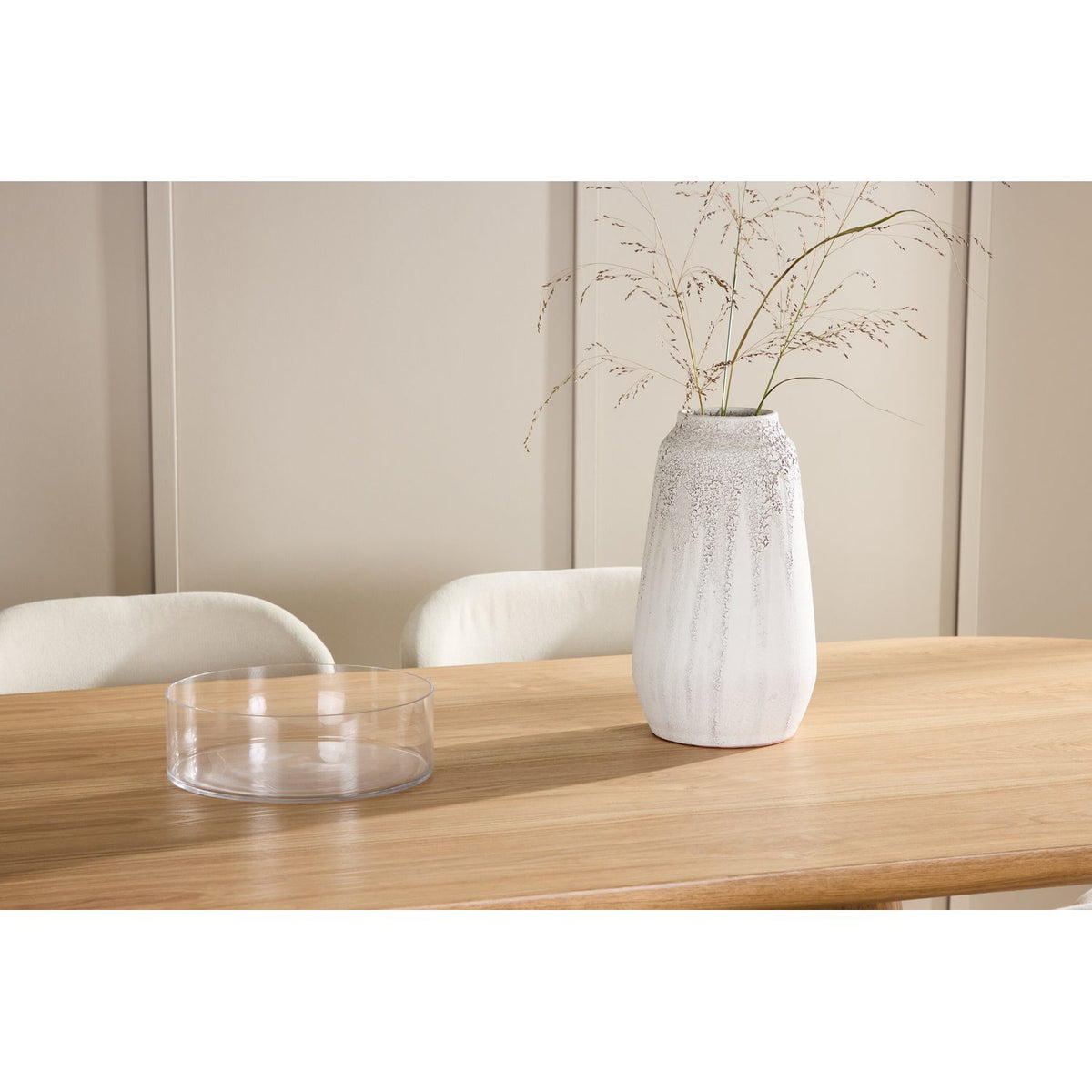 Stjärnö, Lilja Oval matgrupp Beige, Natur, 200 x 90