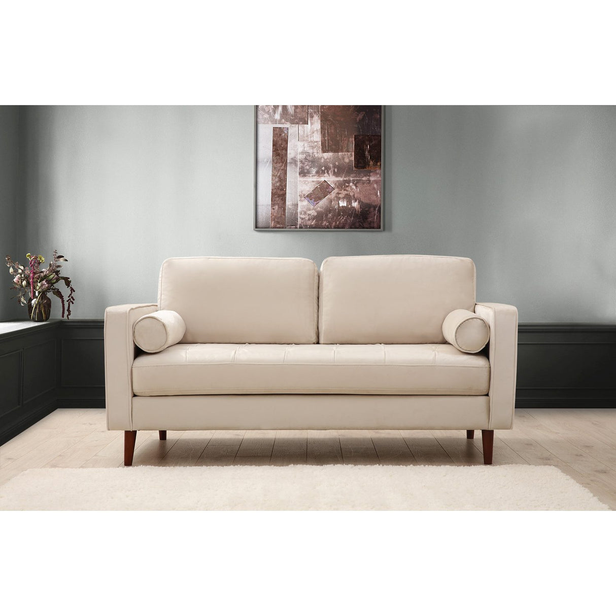 Verona (175 x 90 x 70 cm) 2-sitssoffa Beige