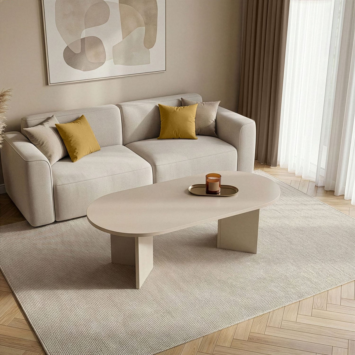 Muscat (119 x 40 x 60 cm) Soffbord Mink